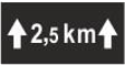 знак 821m
